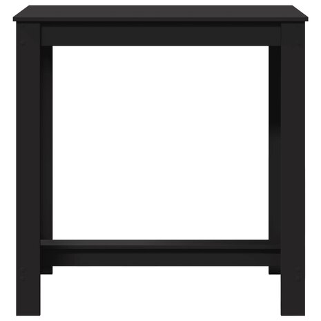 Bartafel 102x50x103,5 cm bewerkt hout zwart 4