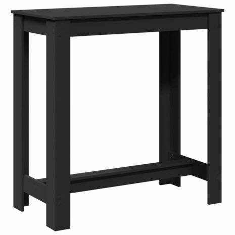 Bartafel 102x50x103,5 cm bewerkt hout zwart 6