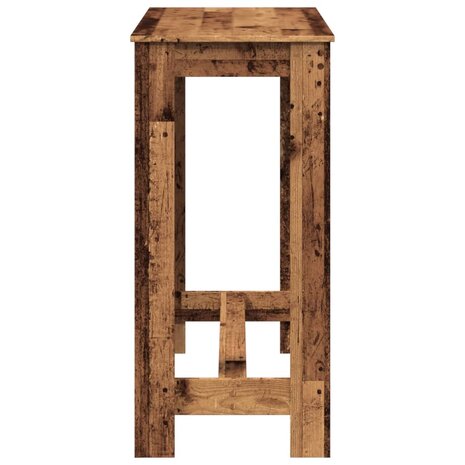 Bartafel 102x50x103,5 cm bewerkt hout oud houtkleurig 5