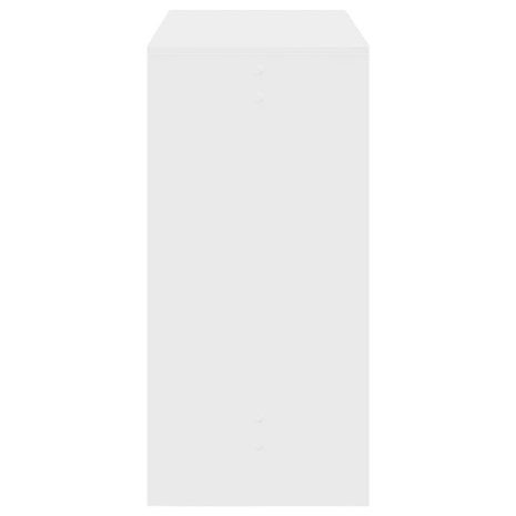 Bartafel 102x50x103,5 cm bewerkt hout wit 5
