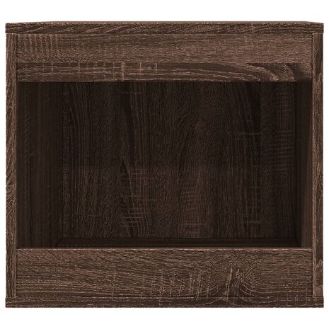 Kattenbakkast 47x59x42 cm bewerkt hout bruin eikenkleurig 4