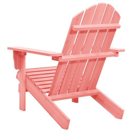 Tuinstoel Adirondack massief vurenhout roze 4