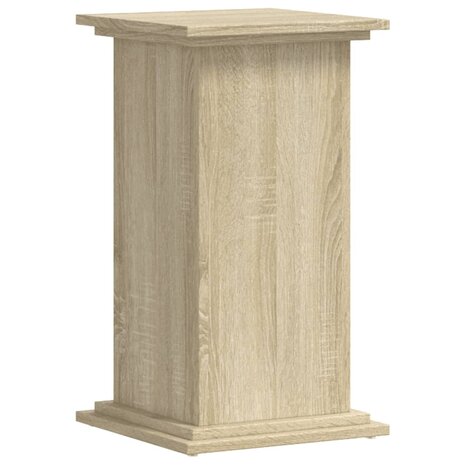 Plantenstandaard 33x33x60 cm bewerkt hout sonoma eikenkleurig 2