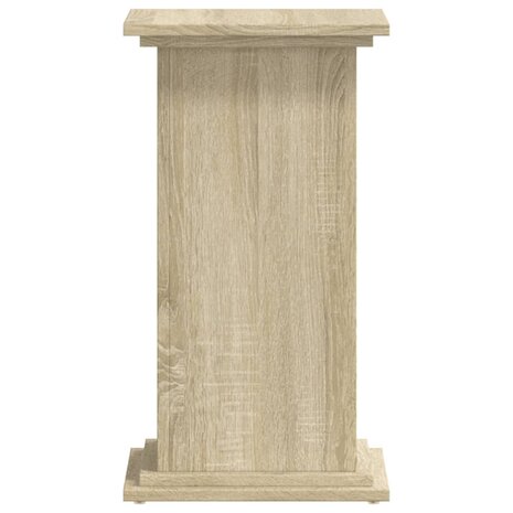 Plantenstandaard 33x33x60 cm bewerkt hout sonoma eikenkleurig 5