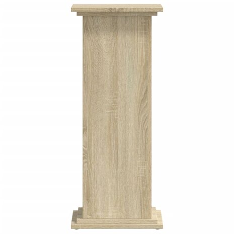 Plantenstandaard 33x33x80 cm bewerkt hout sonoma eikenkleurig 4