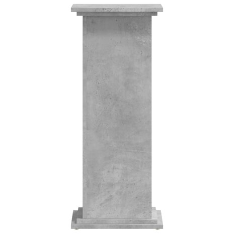 Plantenstandaard 33x33x80 cm bewerkt hout betongrijs 4