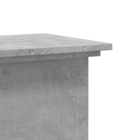 Plantenstandaard 33x33x80 cm bewerkt hout betongrijs 7