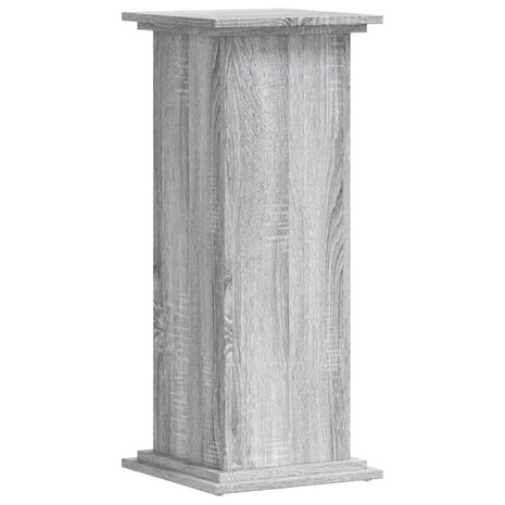Plantenstandaard 33x33x80 cm bewerkt hout grijs sonoma eiken 2
