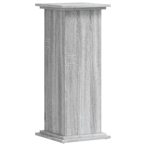 Plantenstandaard 33x33x80 cm bewerkt hout grijs sonoma eiken 6