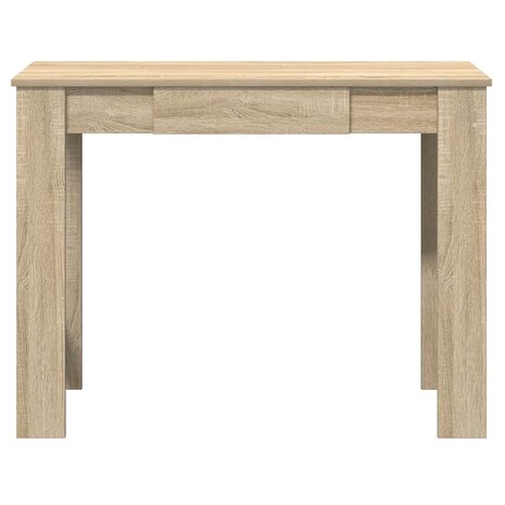 Bureau 100x45x75 cm bewerkt hout sonoma eikenkleurig 4