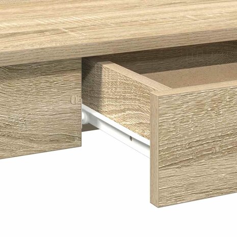 Bureau 100x45x75 cm bewerkt hout sonoma eikenkleurig 8