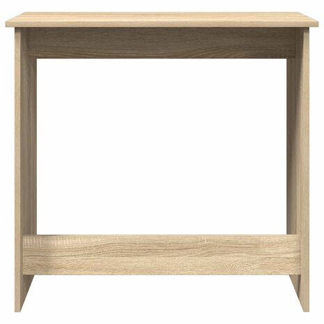 Bureau 80x40x75 cm bewerkt hout sonoma eikenkleurig 4