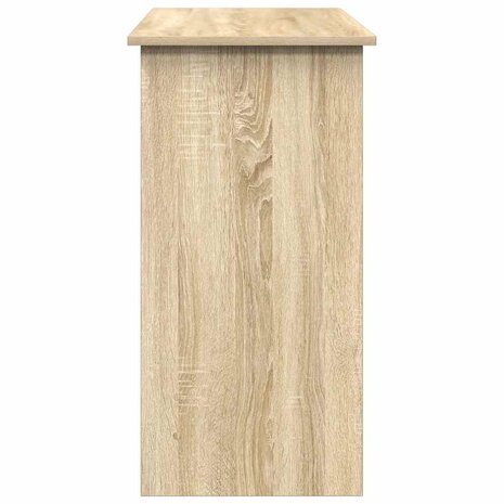 Bureau 80x40x75 cm bewerkt hout sonoma eikenkleurig 5