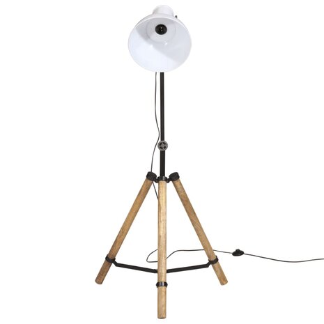 Vloerlamp 25 W E27 75x75x90-150 cm wit 3