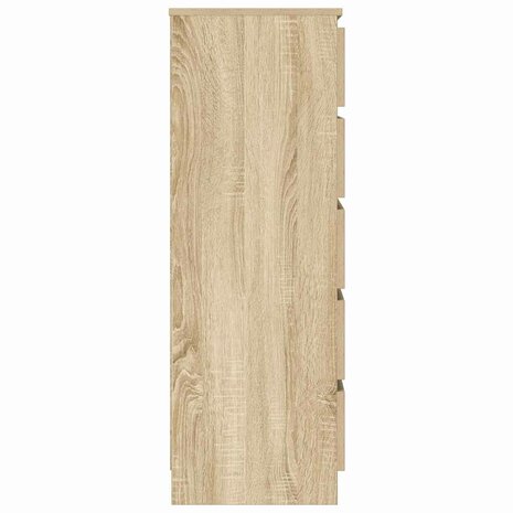 Ladekast 60x36x103 cm bewerkt hout sonoma eikenkleurig 5