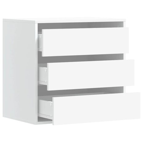 Ladekast 60x41x58 cm bewerkt hout wit 5