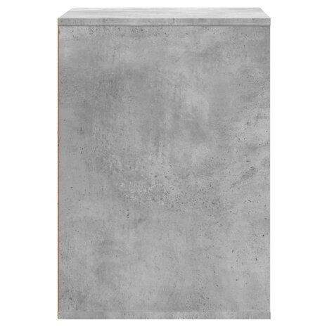 Ladekast 60x41x58 cm bewerkt hout betongrijs 6