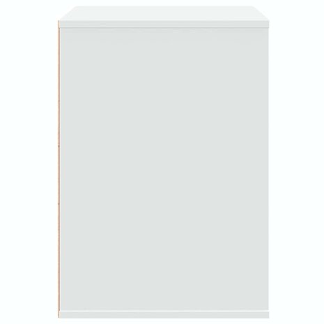 Ladekast 80x41x58 cm bewerkt hout wit 6