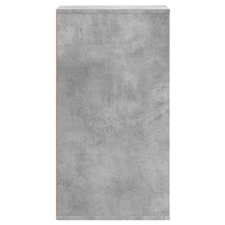 Ladekast 40x41x76 cm bewerkt hout betongrijs 6