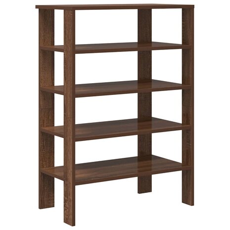 Schoenenrek 61x32x87,5 cm bewerkt hout bruin eikenkleurig 2