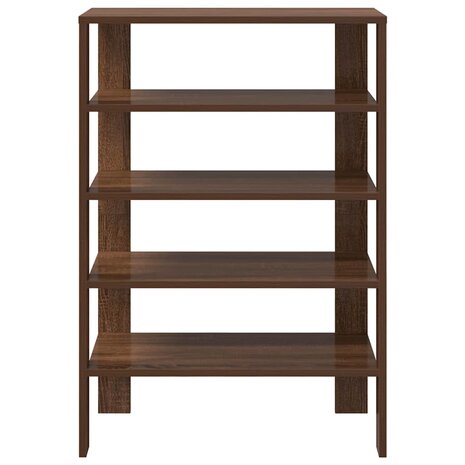 Schoenenrek 61x32x87,5 cm bewerkt hout bruin eikenkleurig 4
