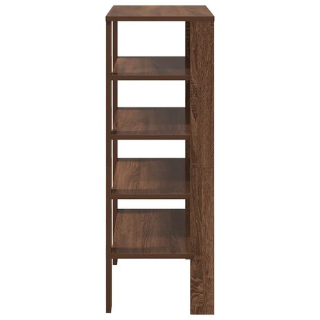 Schoenenrek 61x32x87,5 cm bewerkt hout bruin eikenkleurig 5