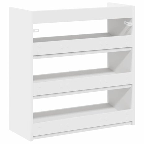 Schoenenrek 60x25x62 cm bewerkt hout wit 6