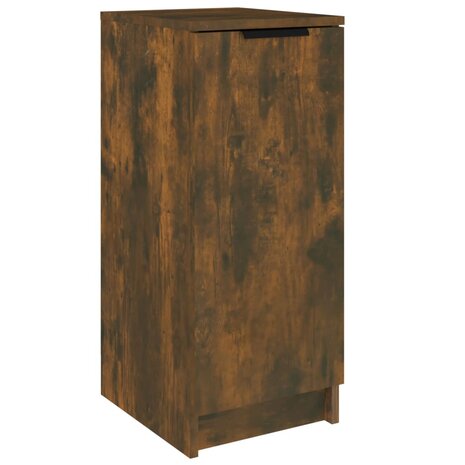 Schoenenkast 30x35x70 cm bewerkt hout gerookt eikenkleurig 2
