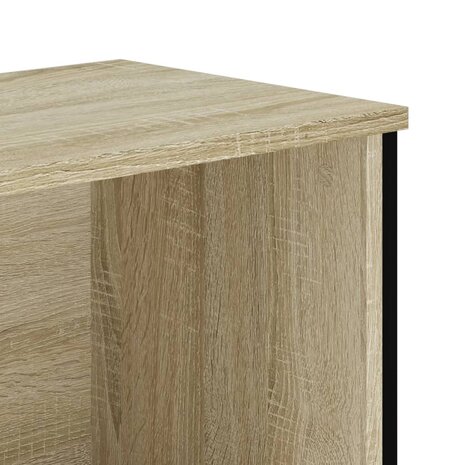 Schoenenkast 90x38x45,5 cm bewerkt hout sonoma eikenkleurig 7