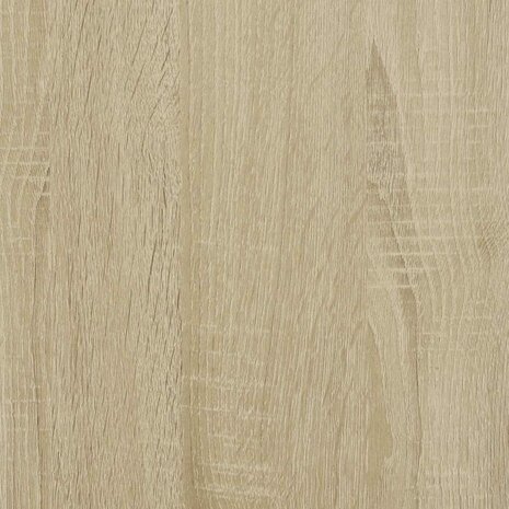 Schoenenbank 60x40x53,5 cm bewerkt hout en metaal sonoma eiken 9