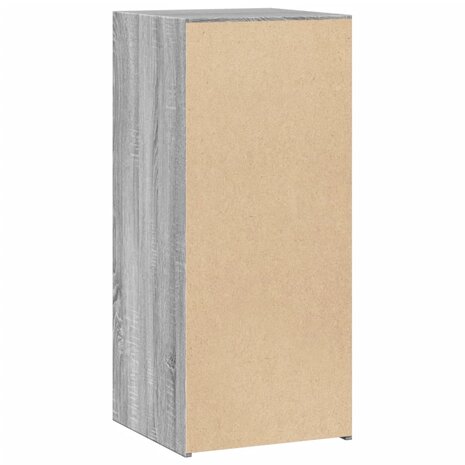 Dressoir 40x41x93 cm bewerkt hout grijs sonoma eikenkleurig 6