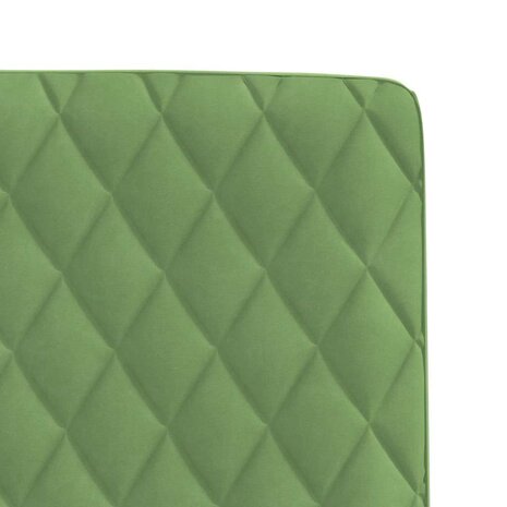 Eetkamerstoelen 2 st fluweel lichtgroen 7