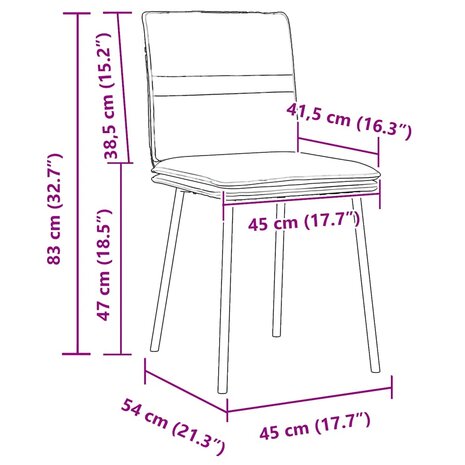 Eetkamerstoelen 2 st fluweel lichtgrijs 9