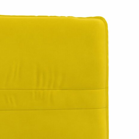 Eetkamerstoelen 2 st fluweel geel 7