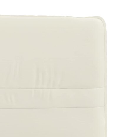 Eetkamerstoelen 2 st fluweel crèmekleurig 7