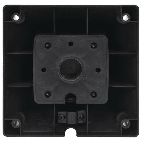 Tuinstopcontact met lamp en grondpin 2-wegs 16x16x39,5 cm 6