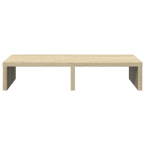 Monitorstandaard 50x27x10 cm bewerkt hout sonoma eikenkleurig 4