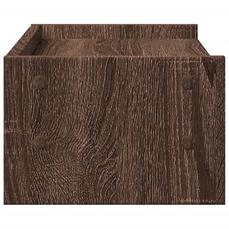 Monitorstandaard 42x24x16 cm bewerkt hout bruin eikenkleurig 5