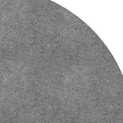 Zwembadgrondzeil Ø306 cm polyester geotextiel lichtgrijs 4