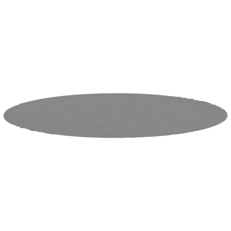 Zwembadgrondzeil Ø396 cm polyester geotextiel lichtgrijs 3