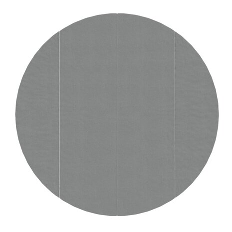 Zwembadgrondzeil Ø458 cm polyester geotextiel lichtgrijs 2
