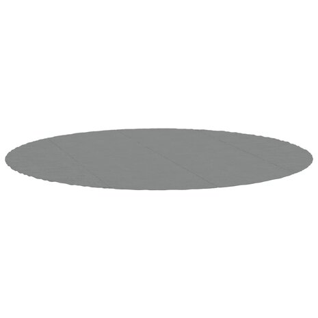 Zwembadgrondzeil Ø458 cm polyester geotextiel lichtgrijs 3