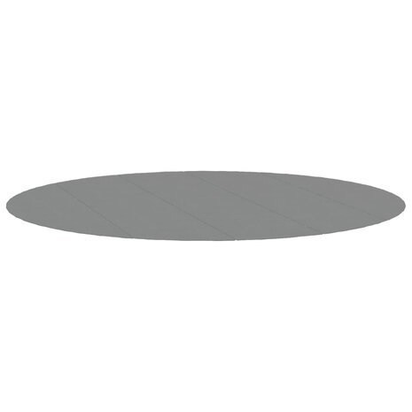 Zwembadgrondzeil Ø550 cm polyester geotextiel lichtgrijs 3