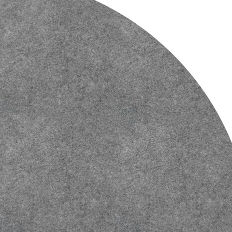 Zwembadgrondzeil Ø550 cm polyester geotextiel lichtgrijs 4