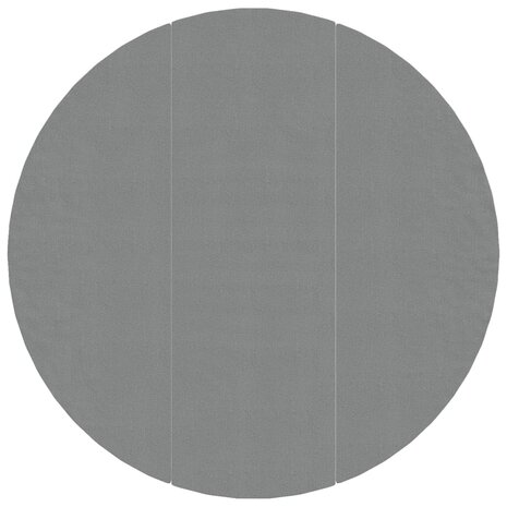 Zwembadgrondzeil Ø396 cm polyester geotextiel lichtgrijs 2