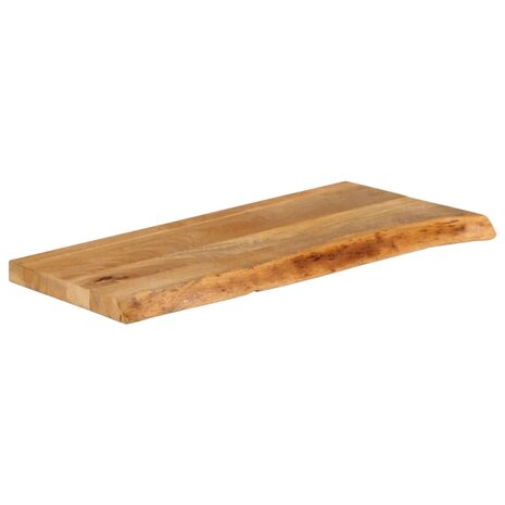 Tafelblad met natuurlijke rand 70x20x3,8 cm massief mangohout 2