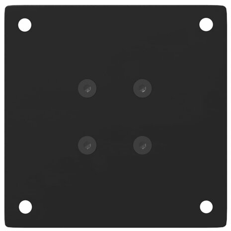 Salontafelpoten 4 st 30-32 cm staal zwart 7