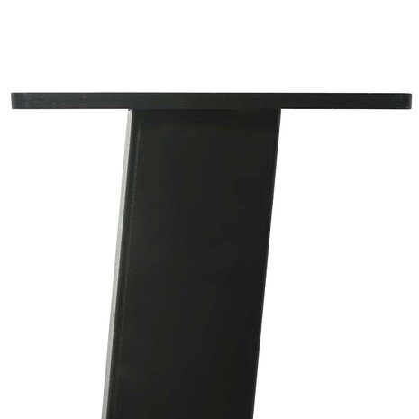 Salontafelpoten 4 st 30 cm staal zwart 8
