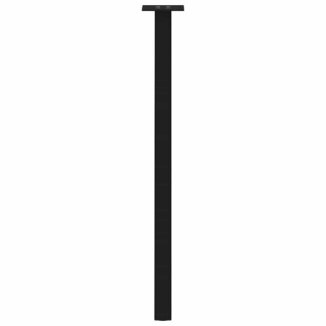 Salontafelpoten 4 st 72 cm staal zwart 6