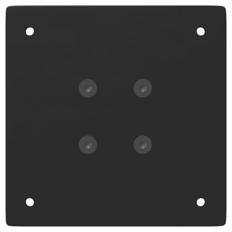 Salontafelpoten 4 st 72 cm staal zwart 7